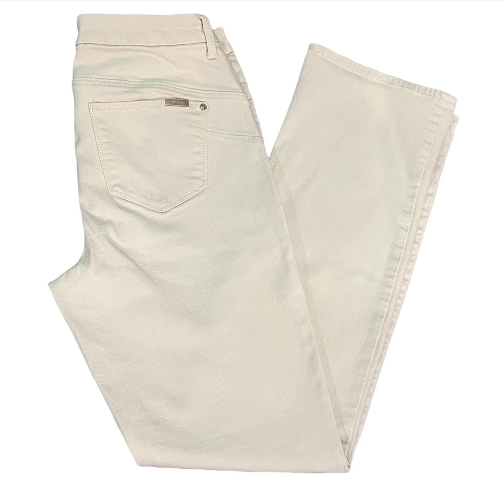 Chico’s The So Lifting Straight Leg Jeans Cream / Opal Size 4